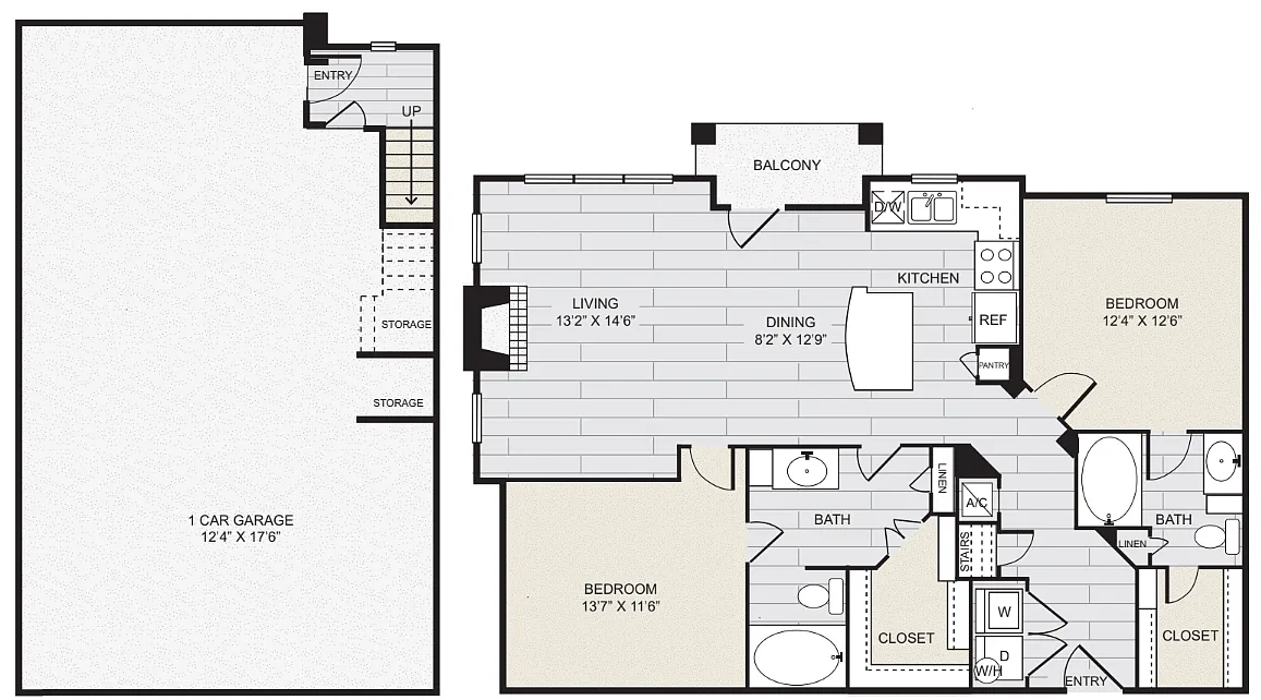 Floor plan B2 Garage