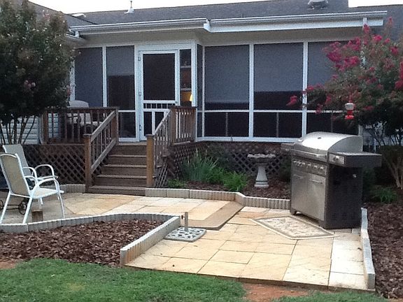 Patio off porch