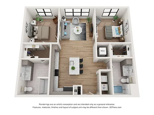 Floor plan B3