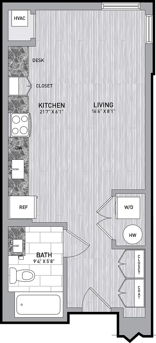 Floor plan Studio-C1.2