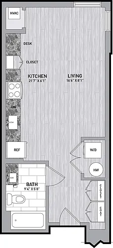 Floor plan Studio-C1.2