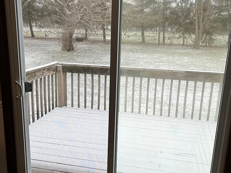 Deck off eating area