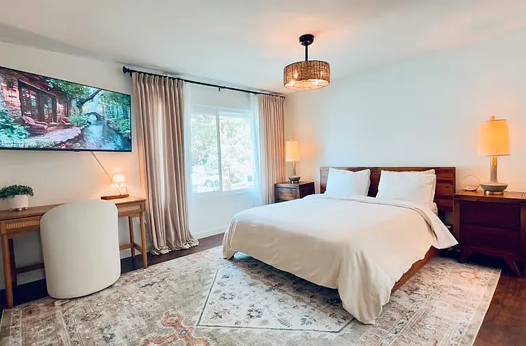 Spacious master bedroom