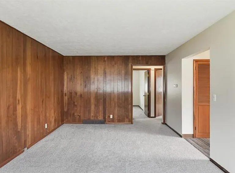 Living room off kitchen