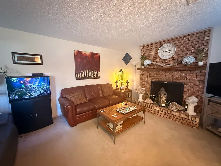 Living space- furnished, Fish tank has been moved out