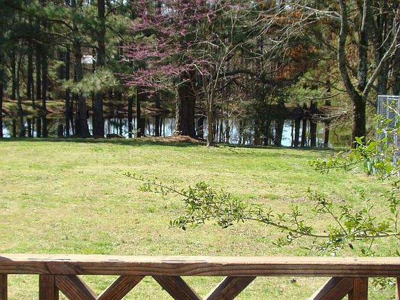 View of pond from front porch