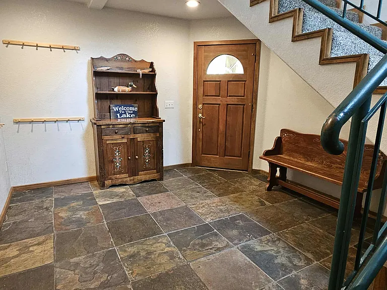 Entry Way and mud room.