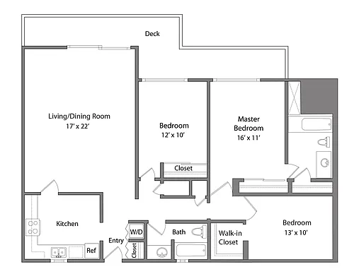 Floor plan 3x2 - Plan C
