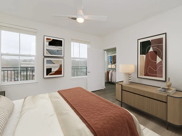 Bedroom with Hard Surface Flooring