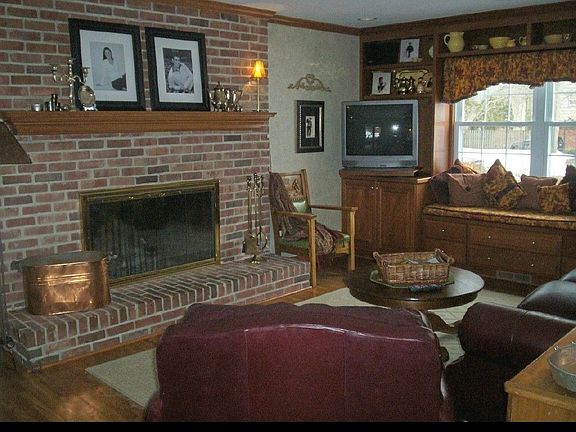 View of family room from kitchen