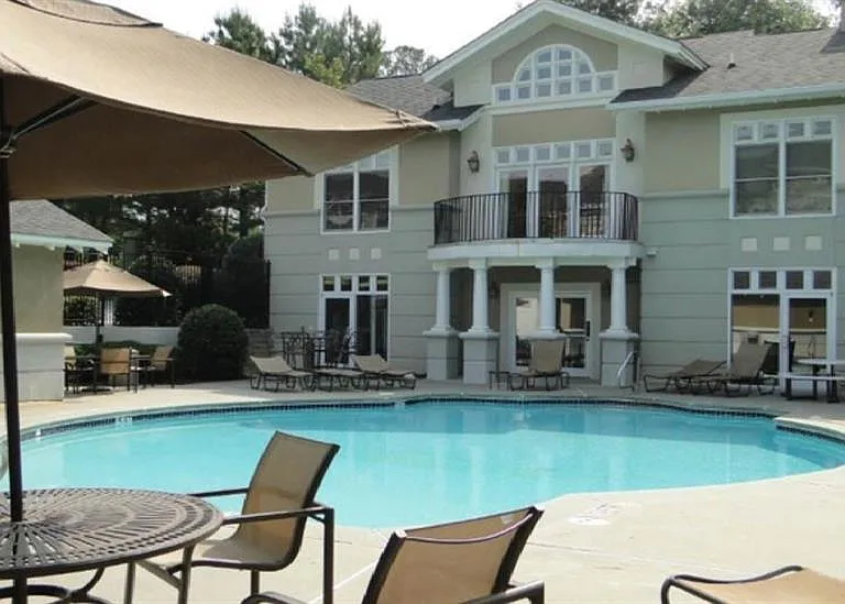 View of clubhouse and pool