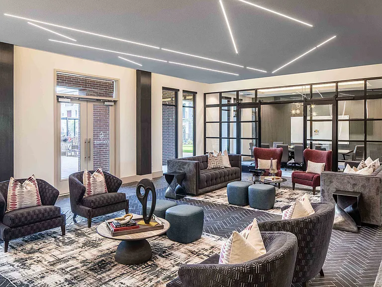 Clubhouse lounge