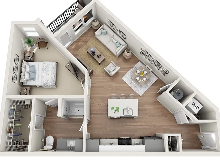 The Sawyer Providence Farm - A3 - 1 Beds - 1 Baths - 797 Sq. ft.
