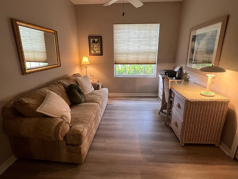 Office/Bedroom with hide-a-bed and closet