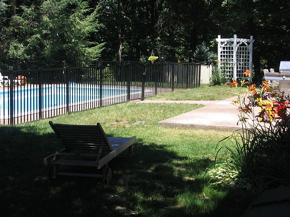 Backyard and pool