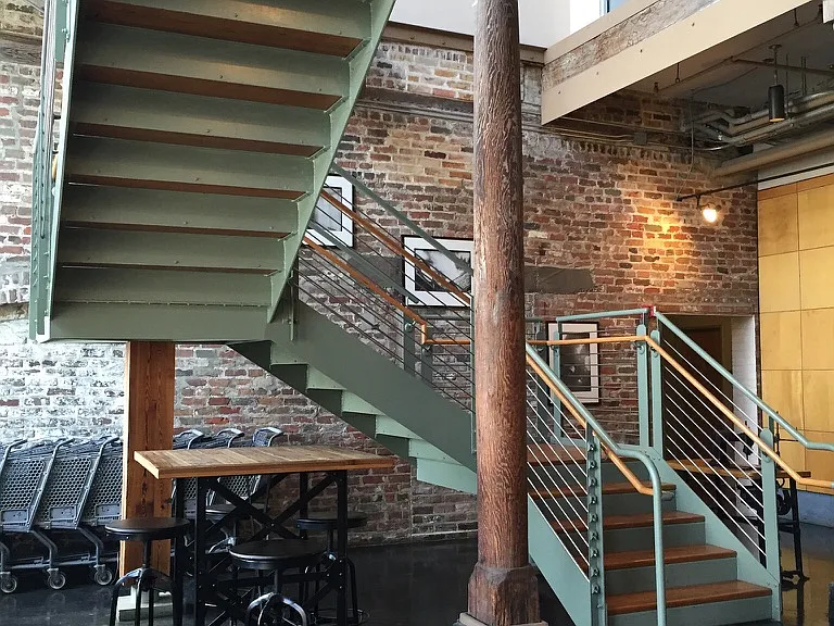 Loft Style Stairway in Lobby