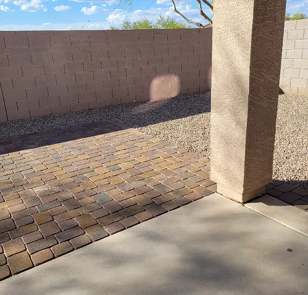 Back yard is approximately 50ft by 30 ft,
