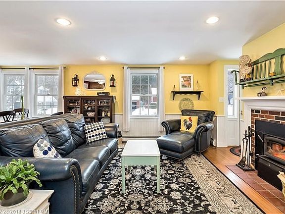 ....cozy warmth from the wood stove insert.