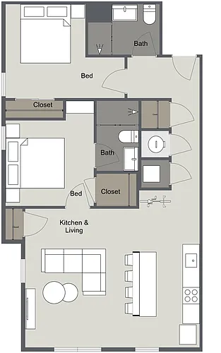 Floor plan B4