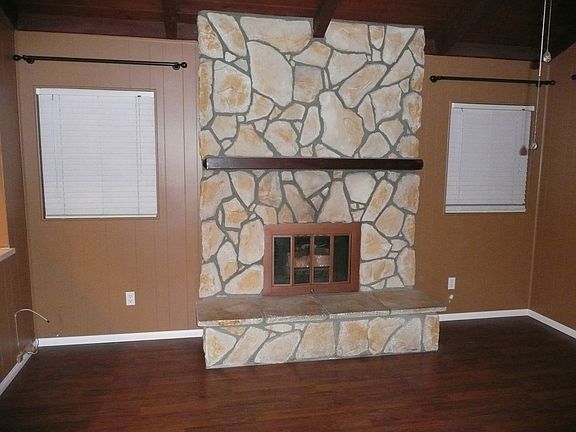 Two fireplaces in the home