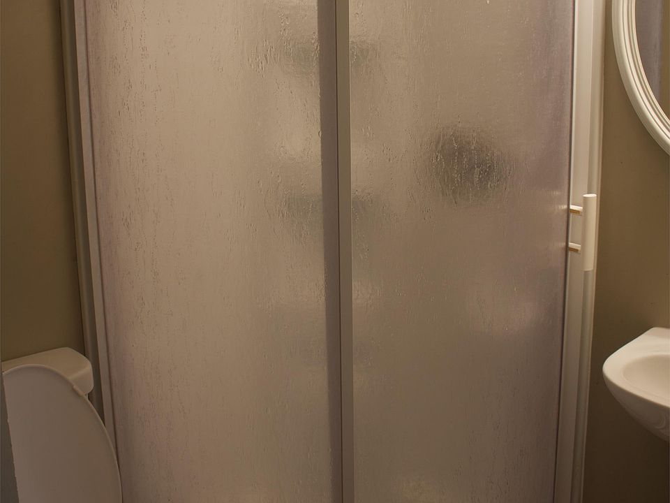 Fitness room bathroom