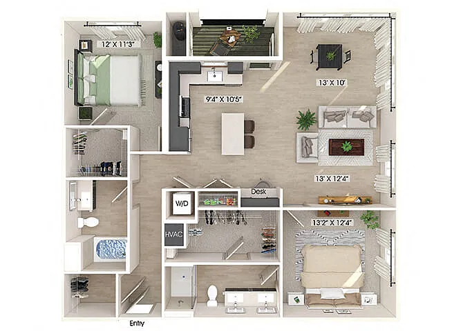 Floor plan B4
