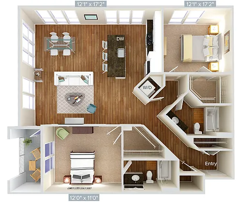 Floor plan B8-1-1316
