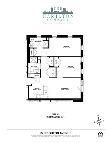 Floor plan 2BR-C