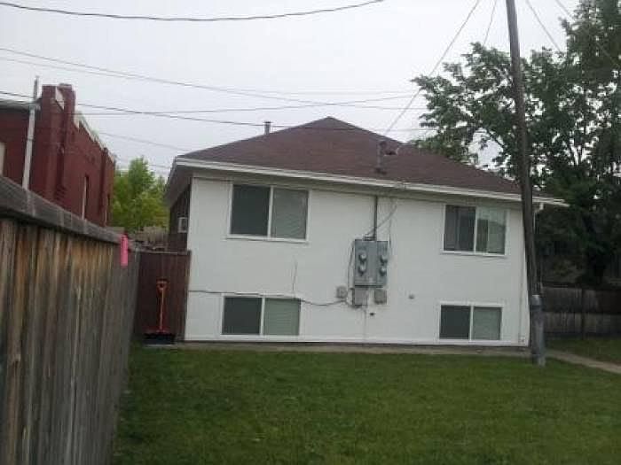 Backyard looking toward 4-plex