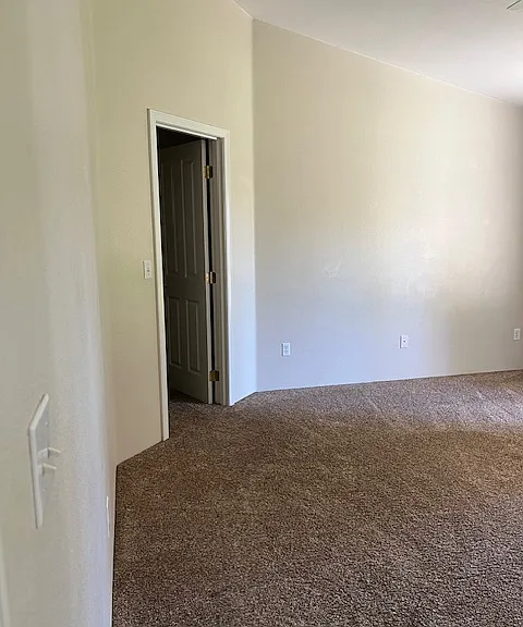 Master bed walk in closet