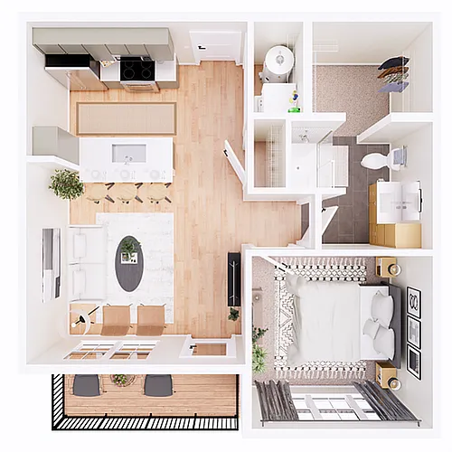 Floor plan Michael-1C