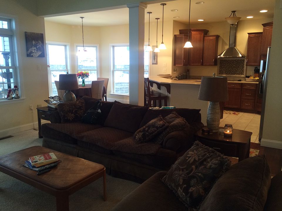 great room into kitchen