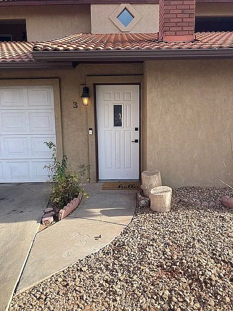 Front entry door.