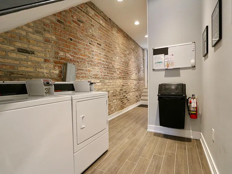 Laundry room in building