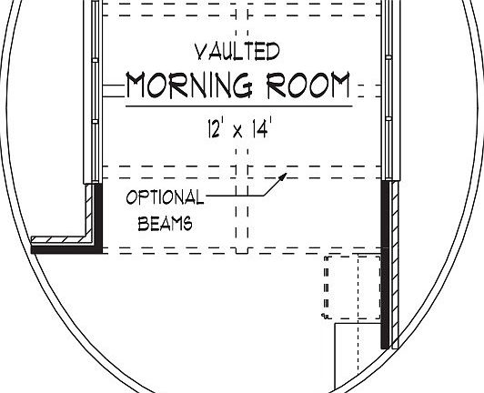 Kennedy Floorplan Optional Cathedral Vault