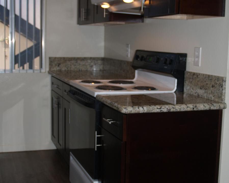 New granite top cabinets