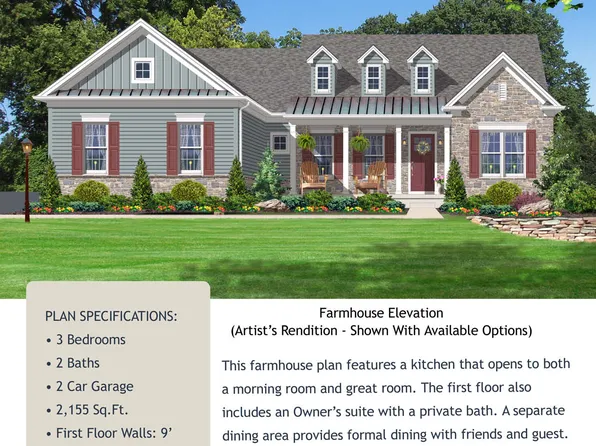 Hawthorn - Farmhouse Plan, Old Orchard at Stones Crossing