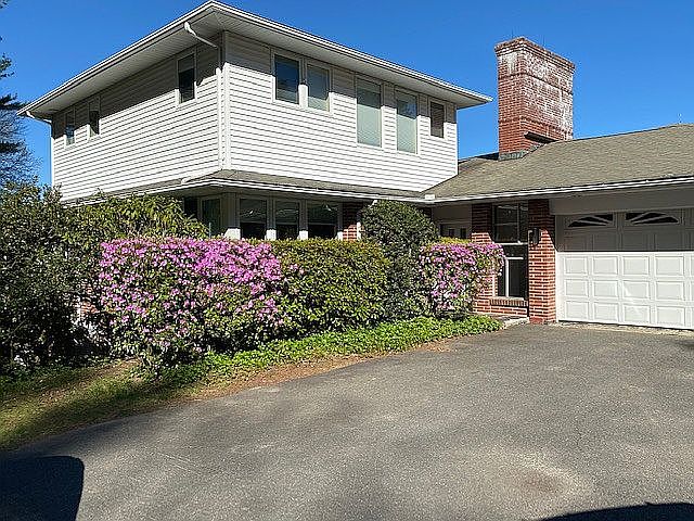 Front of the house in spring