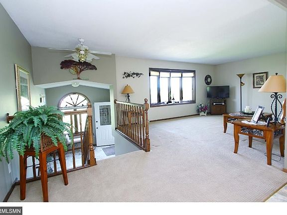 Living Room with large bay window