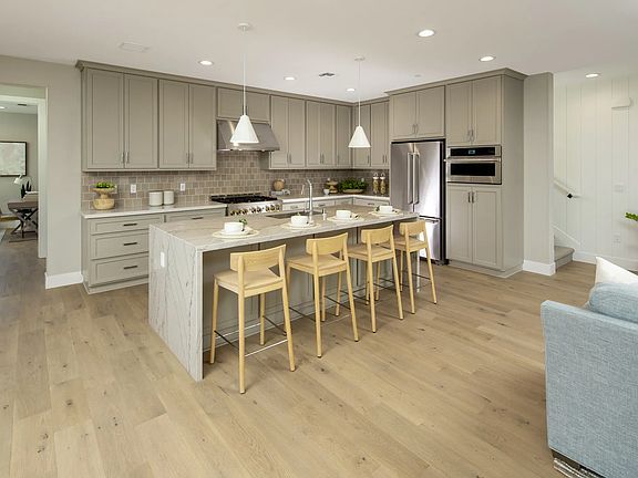 Bay House Plan 3 Model Kitchen