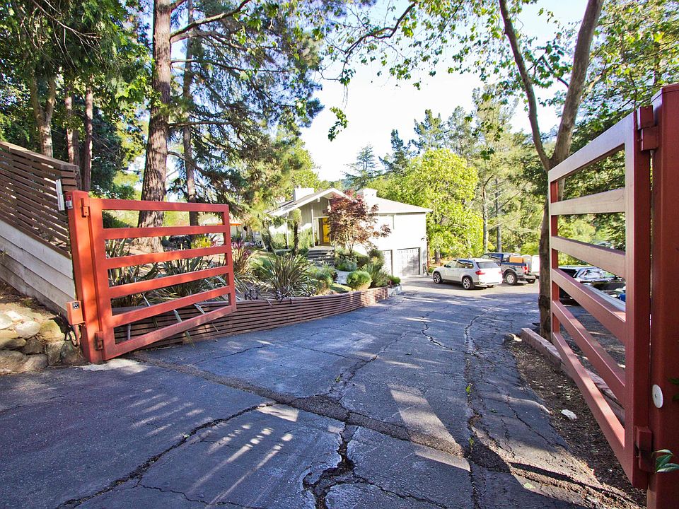 Gated front entrance