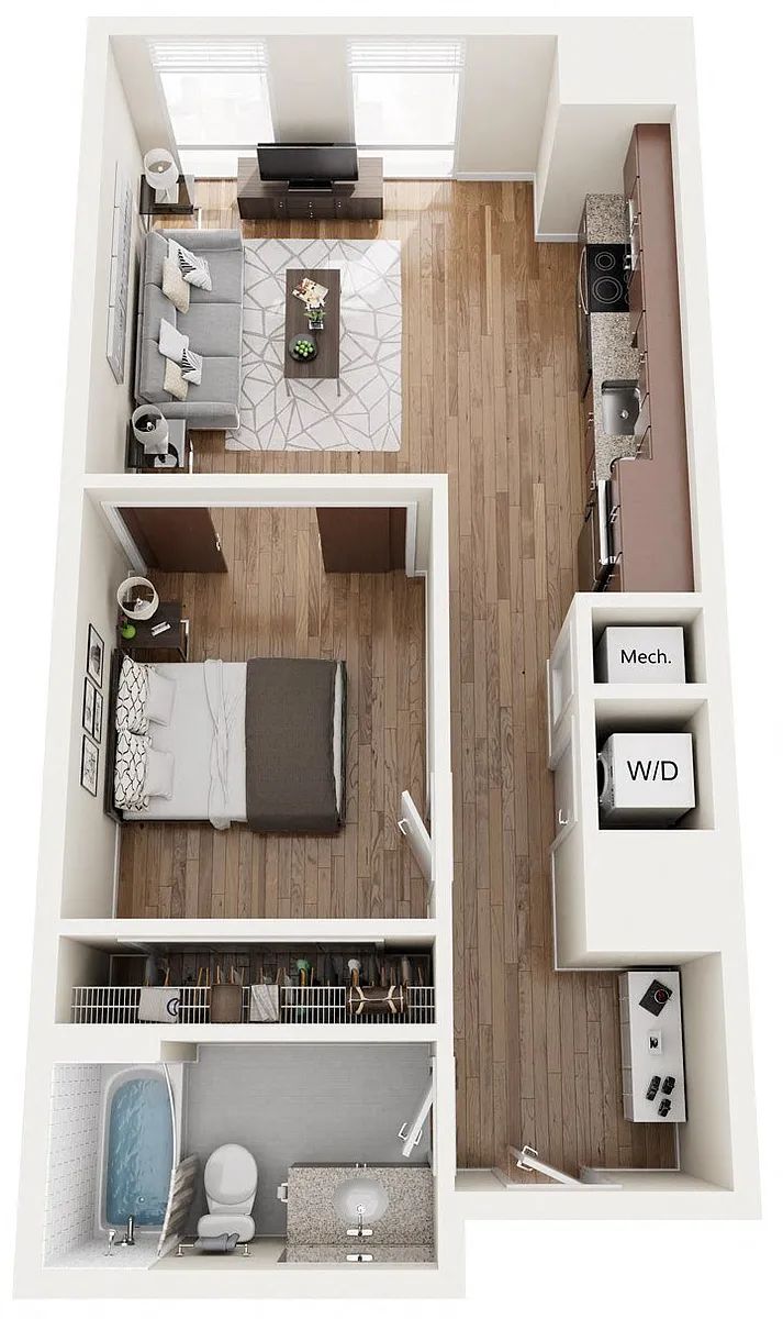 Floor plan Unit Type 9H