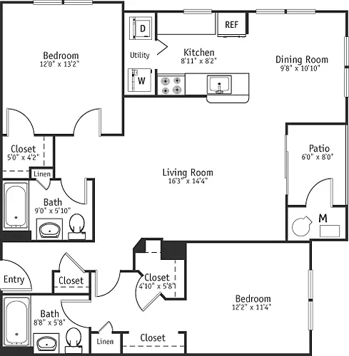 Floor plan Dartmouth