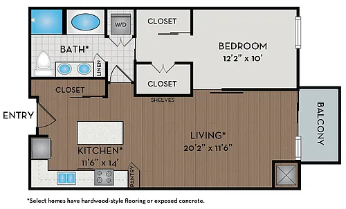 Floor plan A101