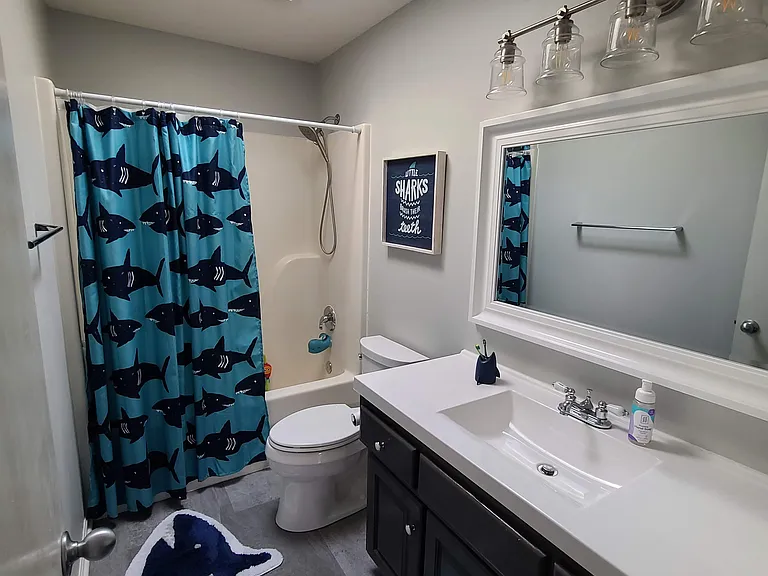 Second story bathroom.