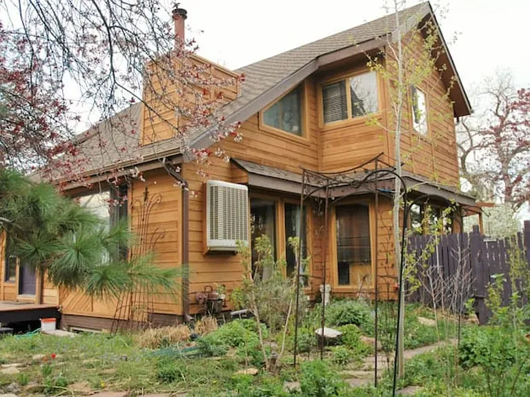 Side view of the house