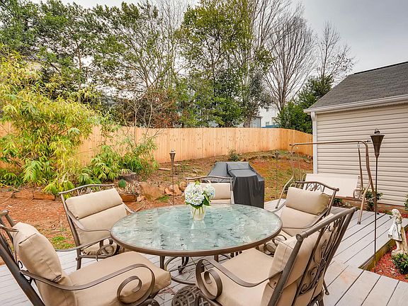 Freshly fenced back yard 