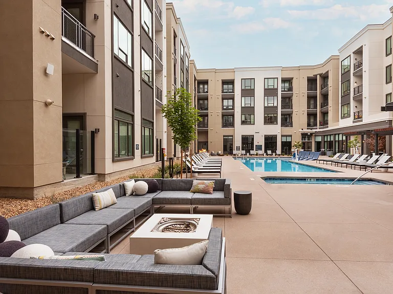 Poolside Lounge and Firepit