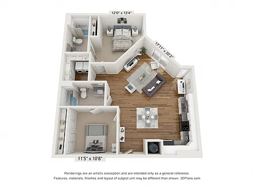 Floor plan The James