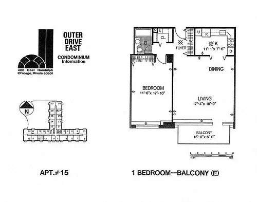 Floor plan Tier 15